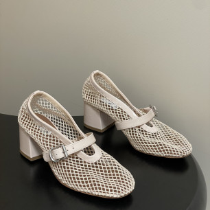 알라이아 피시넷 메리제인 슈즈 5.5cm