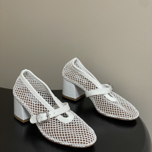 알라이아 피시넷 메리제인 슈즈 5.5cm