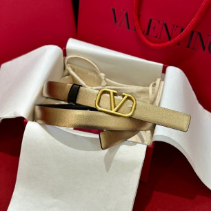 VALENTINO 발렌티노 VLogo Signature 20 리버서블 레더 벨트 5W2T0S12ZFR11J