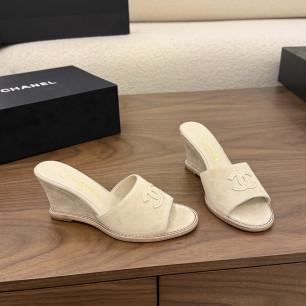 샤넬 2026 웨지힐 샌들 7.5cm