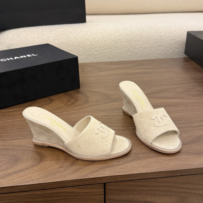 샤넬 2026 웨지힐 샌들 7.5cm