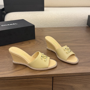 샤넬 2026 웨지힐 샌들 7.5cm