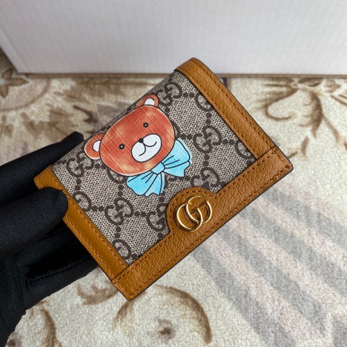 GUCCI 구찌 X KAI 카이 곰돌이 카드지갑