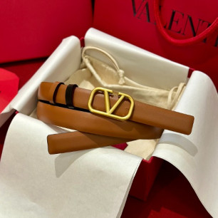VALENTINO 발렌티노 VLogo Signature 20 리버서블 레더 벨트 5W2T0S12ZFR11J