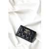 CHANEL 샤넬 24A 공방 컬렉션 CC 로고 캐비어 카드지갑 AP4089