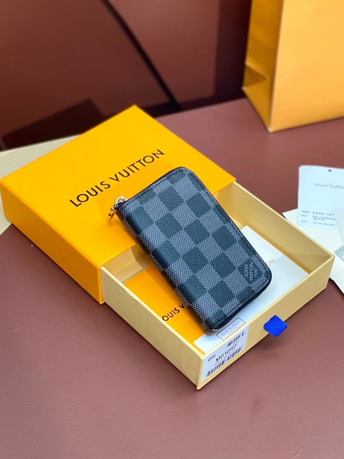 LOUIS VUITTON 다미에 남성 지퍼지갑 M61662