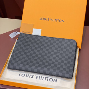 LOUIS VUITTON 그라파이트 포쉐트 주르 GM 클러치백 N64437