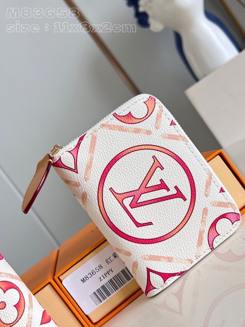 LOUIS VUITTON 지퍼 반지갑 지피 코인 퍼스 지갑 M83658