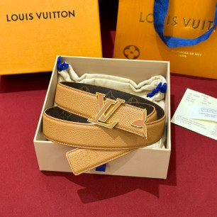 LOUIS VUITTON 루이비통 프리티 LV 20mm 리버서블 벨트