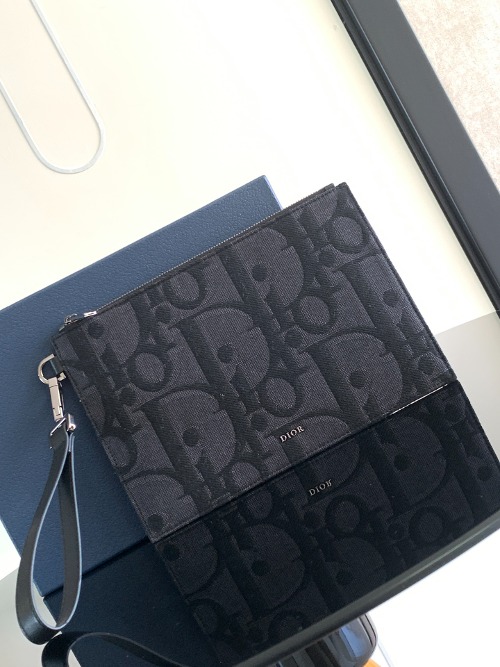 DIOR 맥시 오블리크 A5 파우치 클러치백 2ESCA490YXL