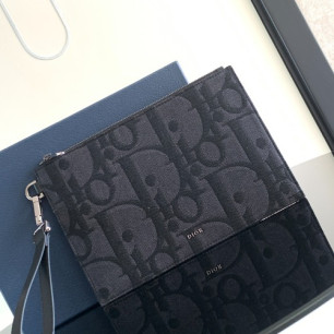 DIOR 맥시 오블리크 A5 파우치 클러치백 2ESCA490YXL