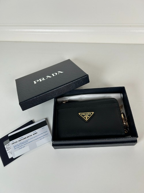 PRADA 프라다 사피아노 키체인 동전 카드지갑 1PP122