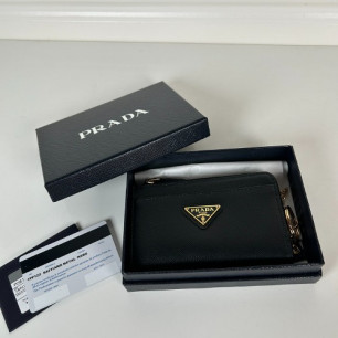 PRADA 프라다 사피아노 키체인 동전 카드지갑 1PP122