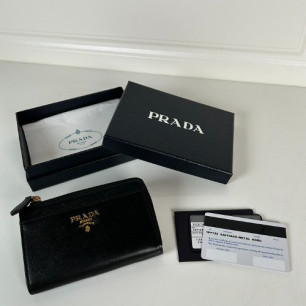 PRADA 프라다 사피아노 키체인 동전 카드지갑 1PP122