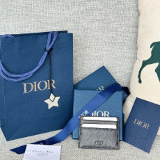 DIOR CD 다이아몬드 남자 카드 홀더 지갑 2ESCH135DCO