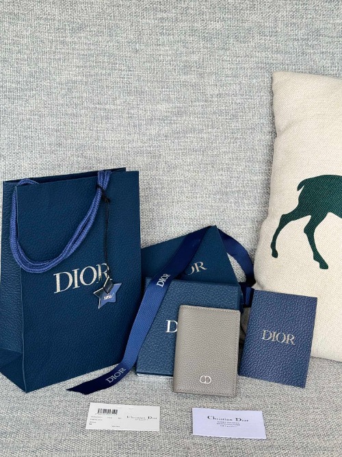 DIOR 2단 남자 카드 홀더 오거나이저 지갑 2ESCH138CDI