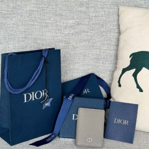 DIOR 2단 남자 카드 홀더 오거나이저 지갑 2ESCH138CDI