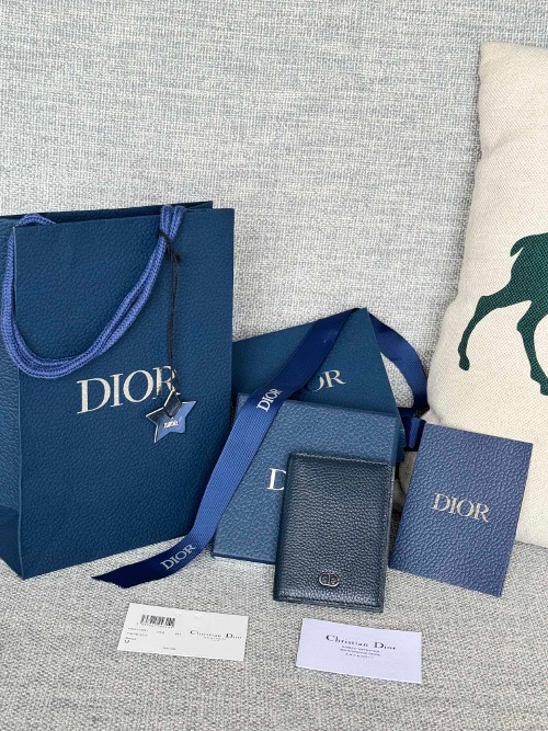 DIOR 2단 남자 카드 홀더 오거나이저 지갑 2ESCH138CDI