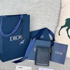 DIOR 2단 남자 카드 홀더 오거나이저 지갑 2ESCH138CDI