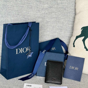 DIOR 2단 남자 카드 홀더 오거나이저 지갑 2ESCH138CDI