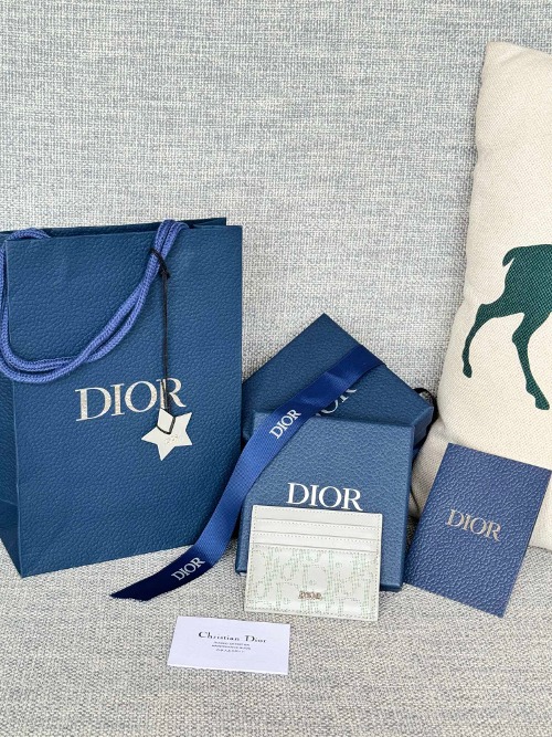 DIOR 오블리크 남자 카드 홀더 지갑 2ESCH135VPD