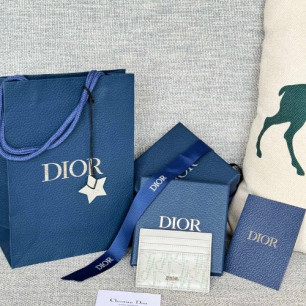 DIOR 오블리크 남자 카드 홀더 지갑 2ESCH135VPD