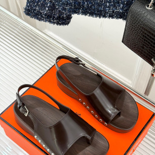 에르메스 2025 S/S RTW 슬리퍼 샌들