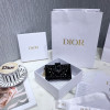DIOR 레이디 디올 아코디언 여자 카드 홀더 지갑 S0074OVRB