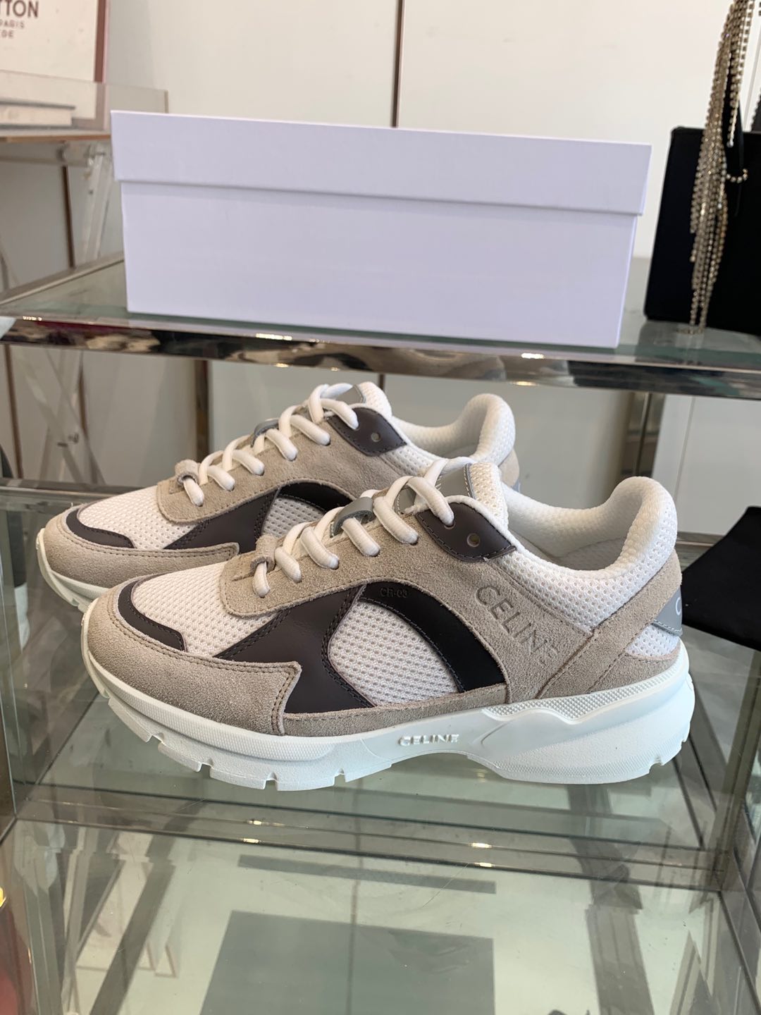 셀린느 25SS Cr-03 레이스업 스니커즈