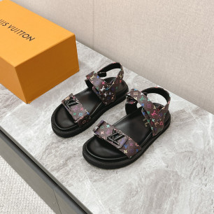 루이비통 x TM LV 선셋 플랫 컴포트 샌들