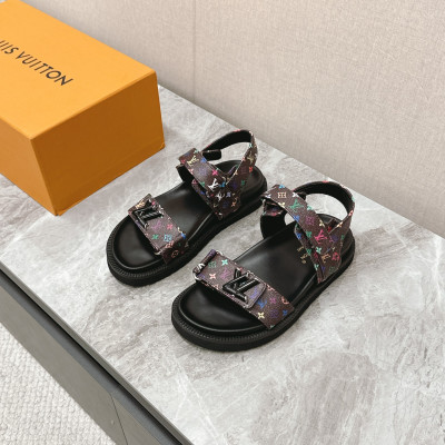 루이비통 x TM LV 선셋 플랫 컴포트 샌들