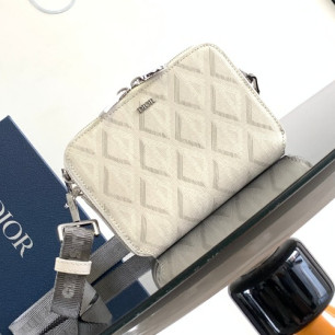 DIOR 다이아몬드 숄더 클러치 캔버스 백 2ESBC119