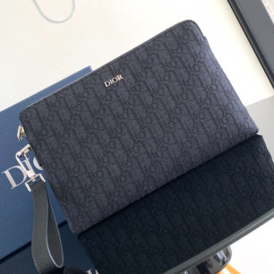 DIOR 오블리크 A4 파우치 클러치 백 2ESCA491YSE