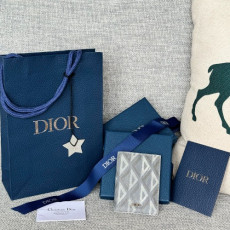 DIOR CD 다이아몬드 2단 남성 카드 지갑 2ESCH138DCO