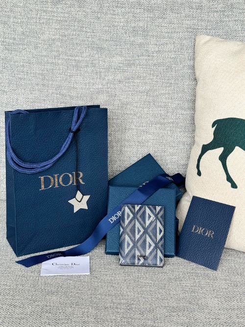 DIOR CD 다이아몬드 2단 남성 카드 지갑 2ESCH138DCO