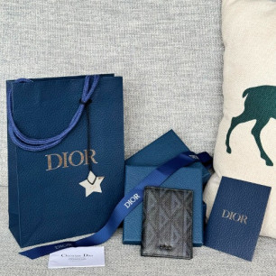 DIOR CD 다이아몬드 2단 남성 카드 지갑 2ESCH138DCO