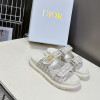 디올 25ss Dioract 벨크로 슬라이드 뮬