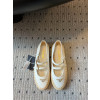 프라다 25ss 스웨이드 발레리나 에크루