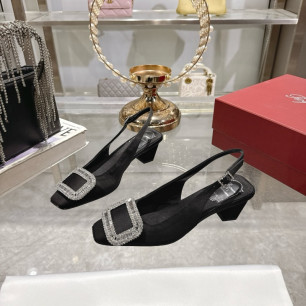 로저비비에 25ss 벨 비비에 슬링 백 펌프스