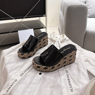 디올 Attitude Dior 웨지힐 뮬