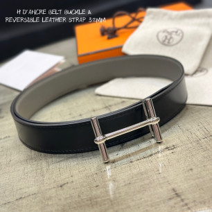 에르메스 H'D'ANCRE 벨트 32MM