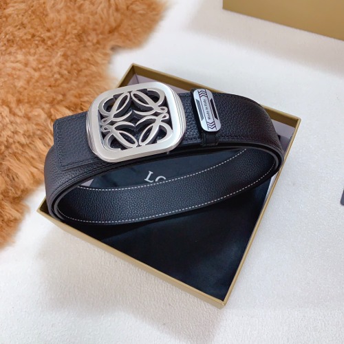 LOEWE 로에베 로고 버클 레더 벨트