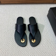 생로랑 플랫 끈 샌들