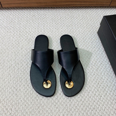 생로랑 플랫 끈 샌들