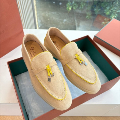 로로피아나 스웨이드 썸머 참스워크 로퍼