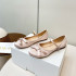 디올 25ss Lovely-D 발레 플랫