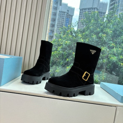 프라다 25FW 스웨이드 부티