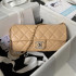 CHANEL 23P 진주 CC로고 레더 이브닝 체인백 AS3791