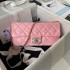CHANEL 23P 진주 CC로고 레더 이브닝 체인백 AS3791