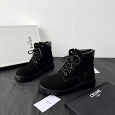 셀린느 커트 하이 레이스업 부츠 [커플]